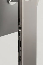 Magnetic Aluminum iPad Stand — 360° Adjustable, Optional USB-C Hub