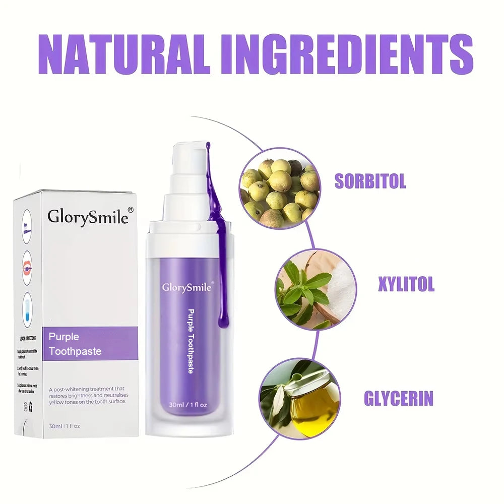 US Warehouse Wholesale Glorysmile Teeth Whitening Toothpaste 30ml Cool Mint Instant Brighten Tooth Paste