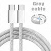 USB-C to USB-C Cable — 100W Fast Charge, 480Mbps, Nylon Braided
