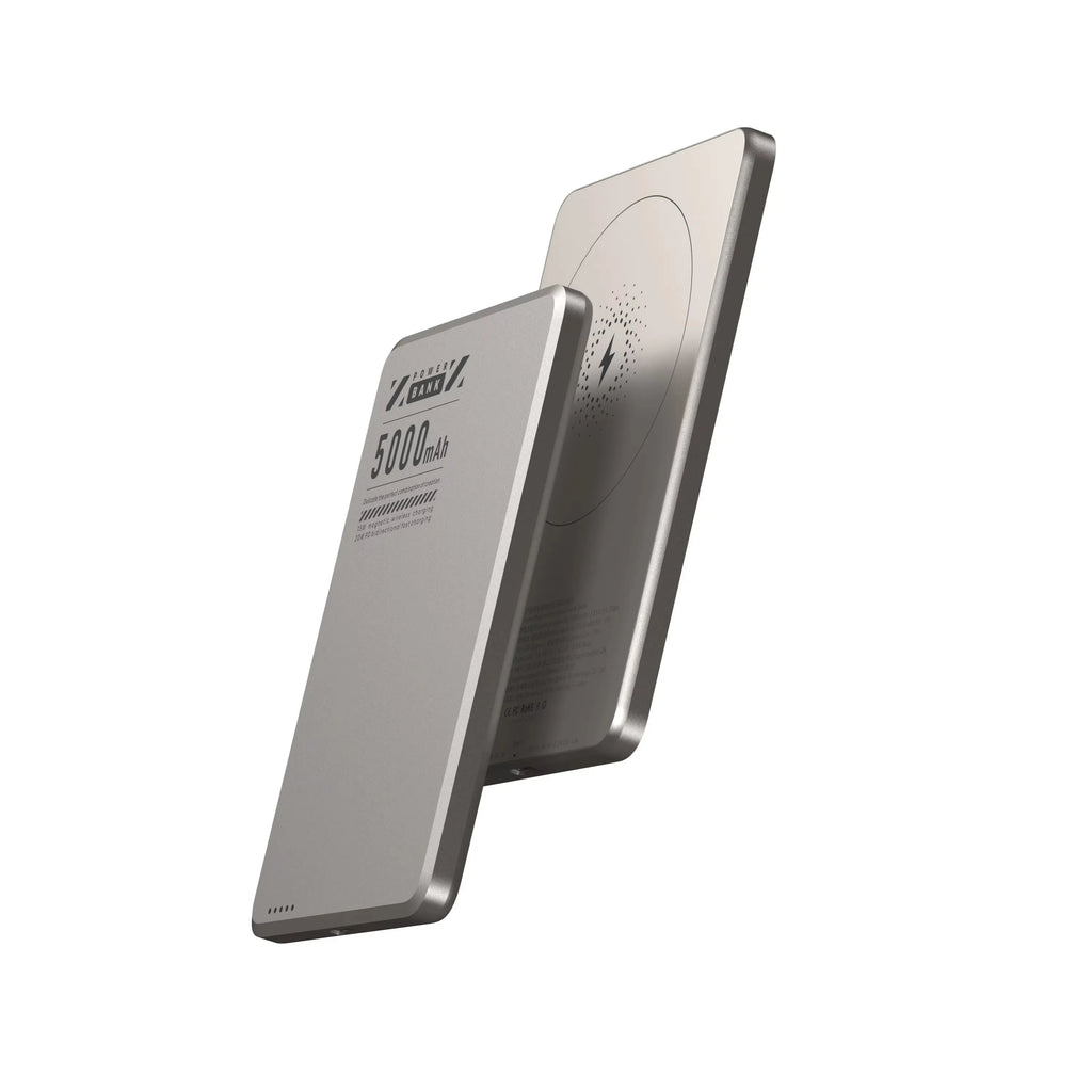 5000mAh Wireless Magnetic Power Bank — 20W Fast Charge, Ultra-Slim