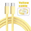 USB-C to USB-C Cable — 100W Fast Charge, 480Mbps, Nylon Braided
