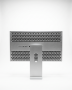 Kuycon G32P 32 inch 6K monitor with full aluminium body on a lift-tilt-rotate stand