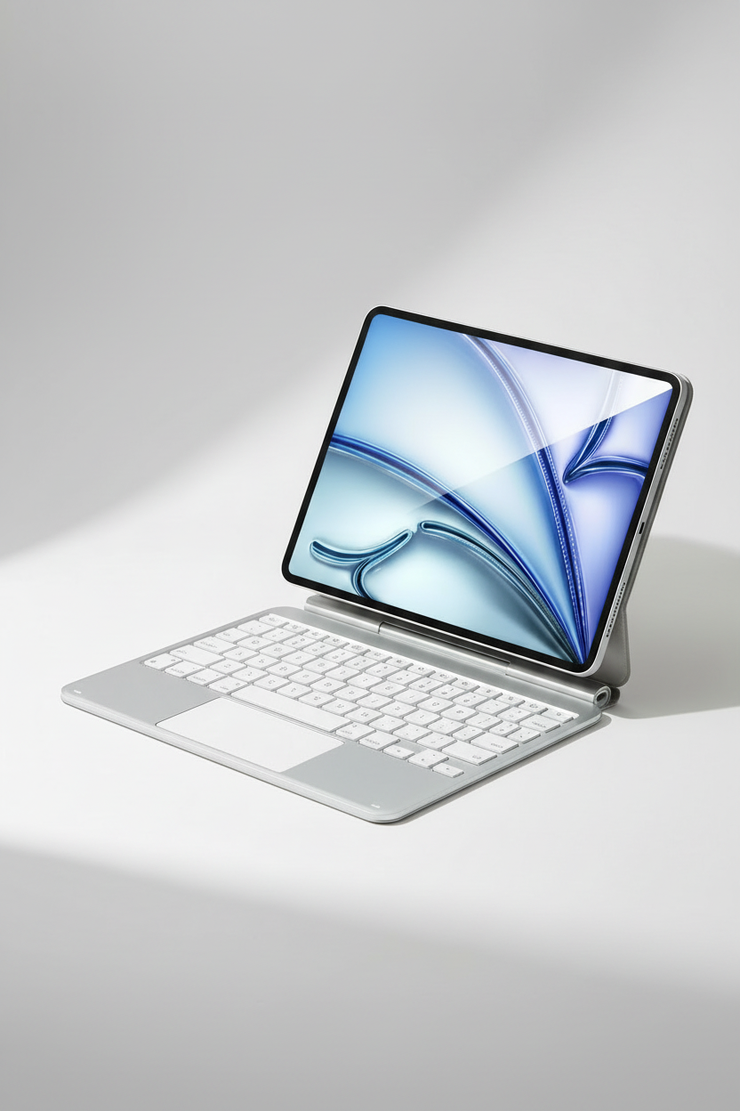 Aluminium Magnetic Keyboard for iPad Air 13" & iPad Pro 13" — Bluetooth, Backlit, Multi-Language